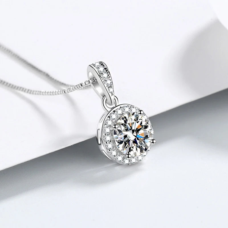 Radiant Solitaire Necklace