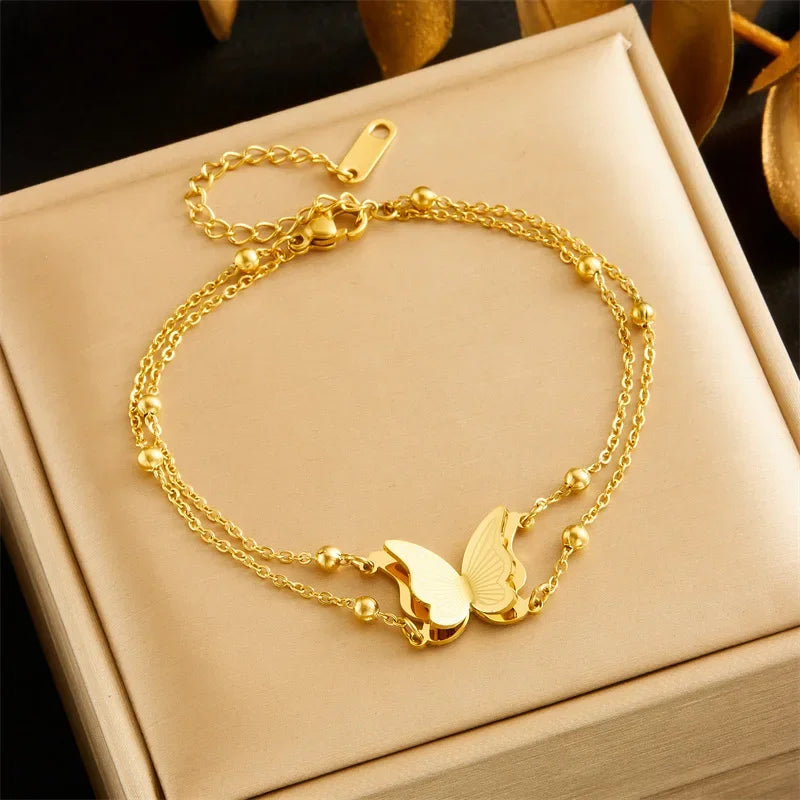 Aurelia Gold Curve Bracelet