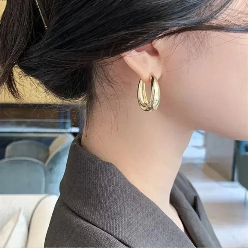 Classic Gold Hoop Earrings