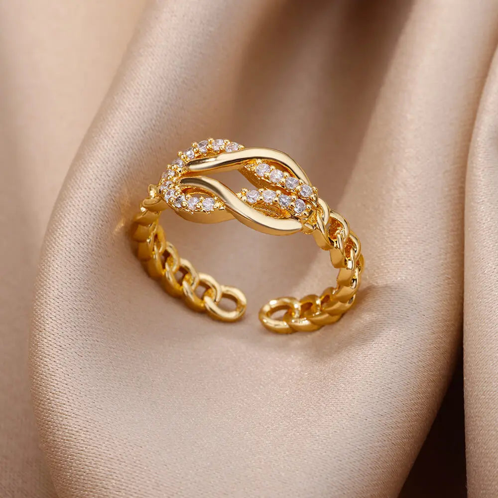 Golden Sun Aura Ring