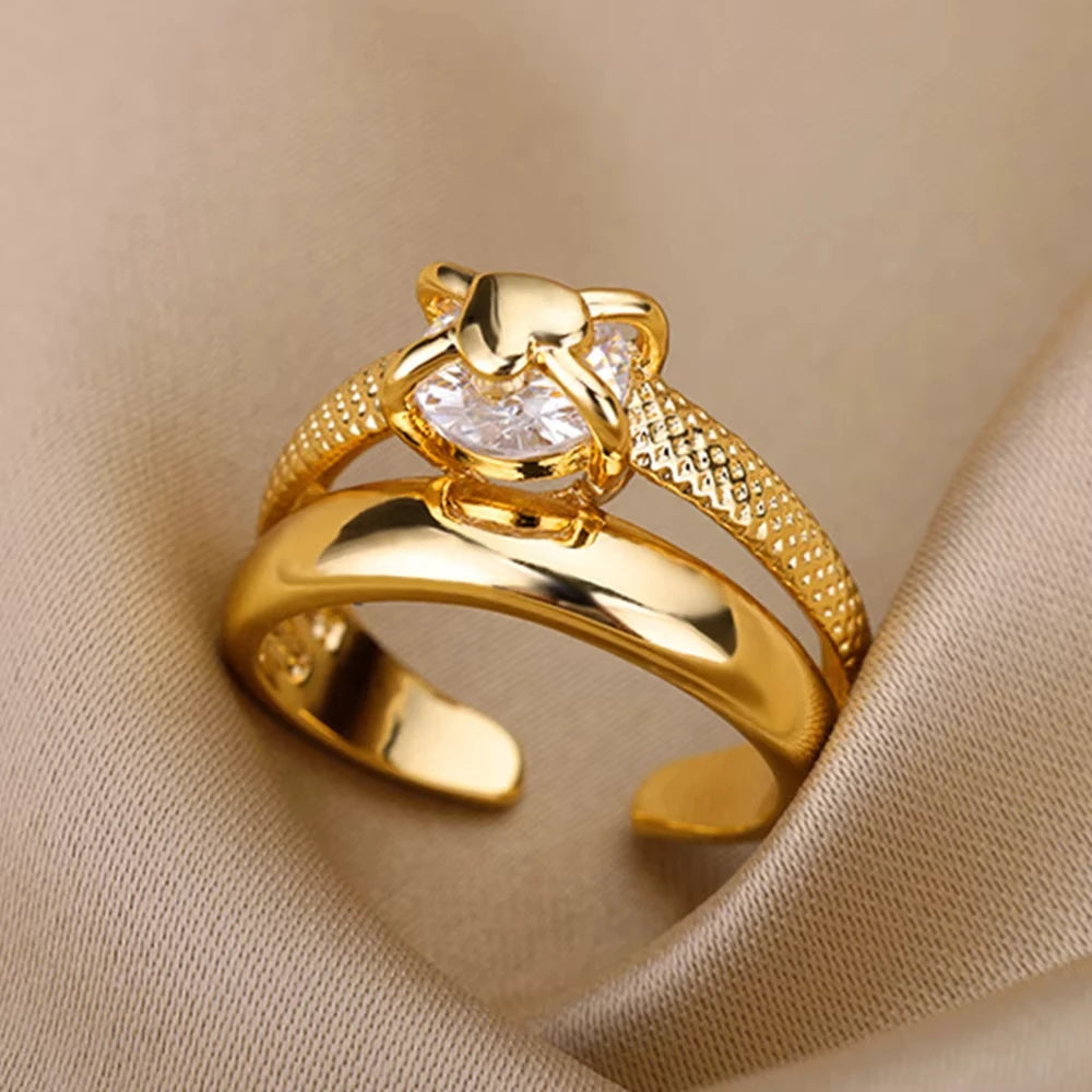 Golden Sun Aura Ring