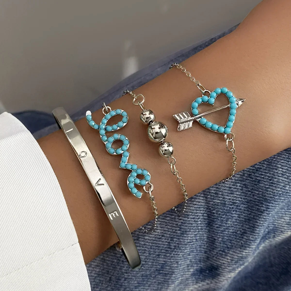 Aurelia Gold Curve Bracelet