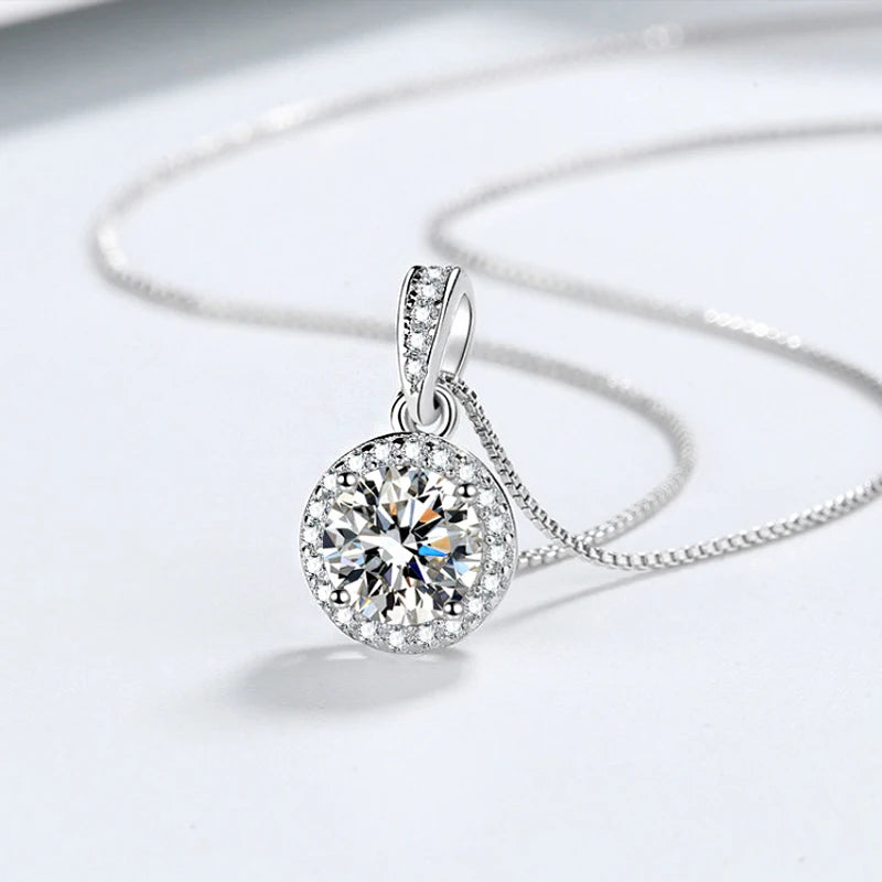 Radiant Solitaire Necklace
