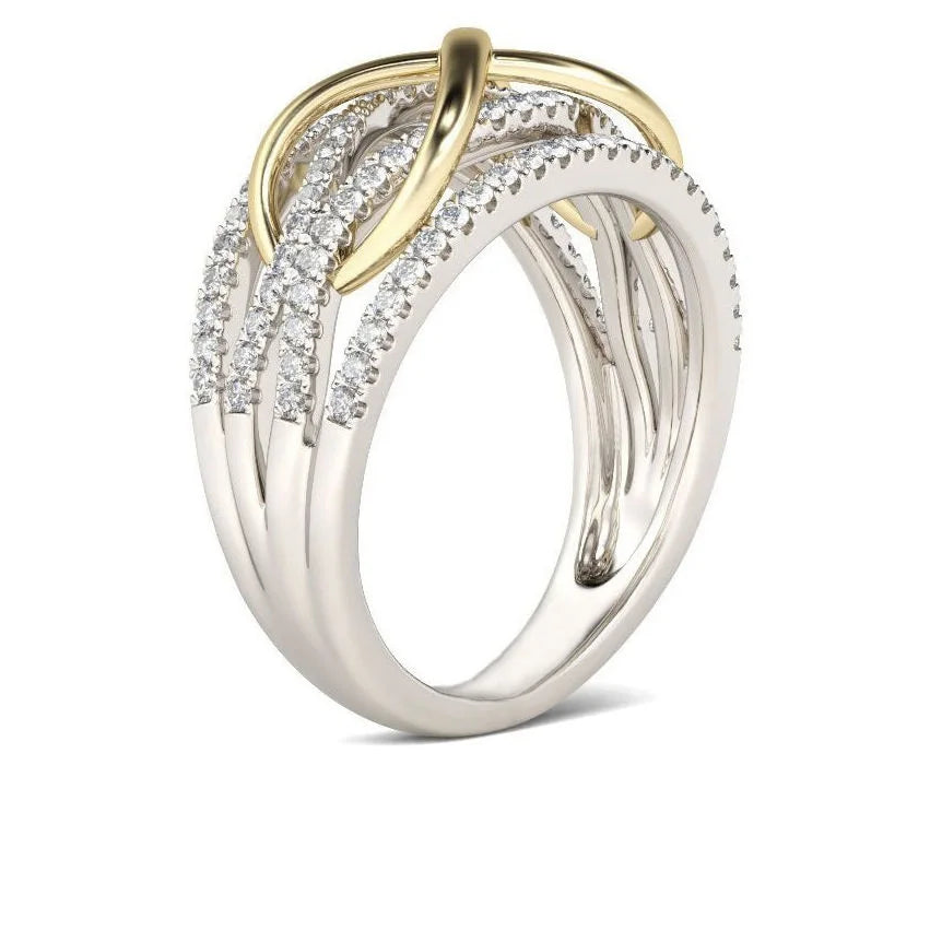 Eternal Crossed Elegance Ring