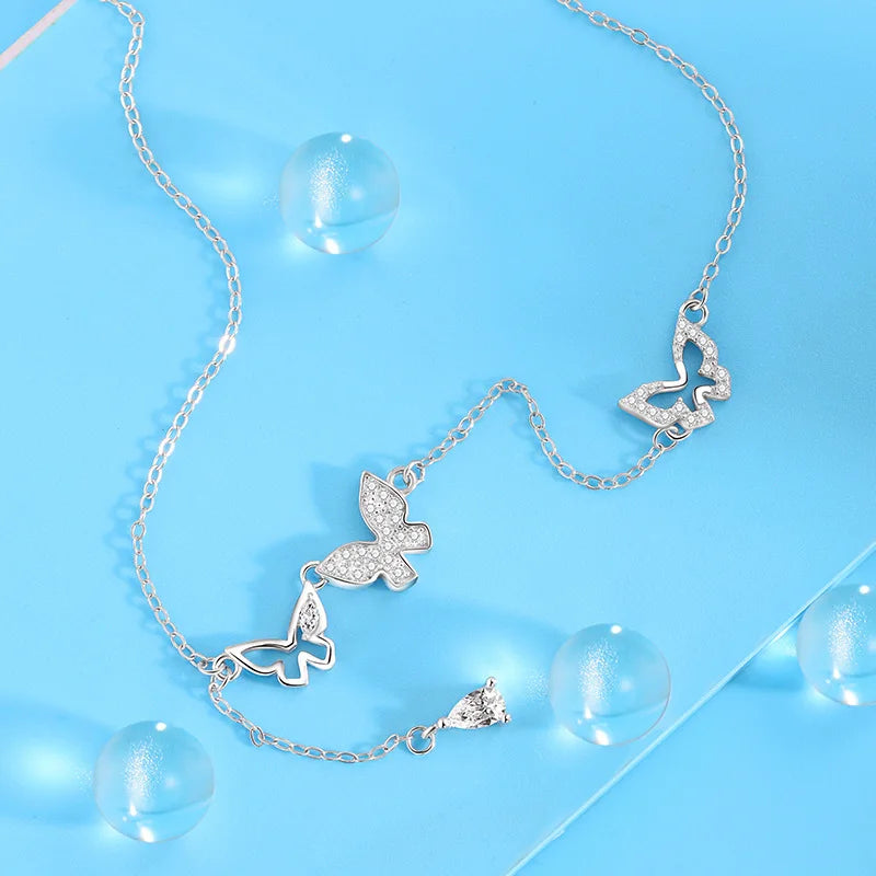 Crystal Butterfly Necklace