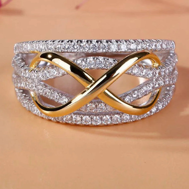 Eternal Crossed Elegance Ring
