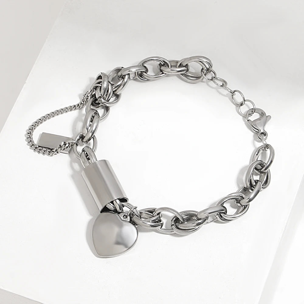 Amora Lock Chain Bracelet
