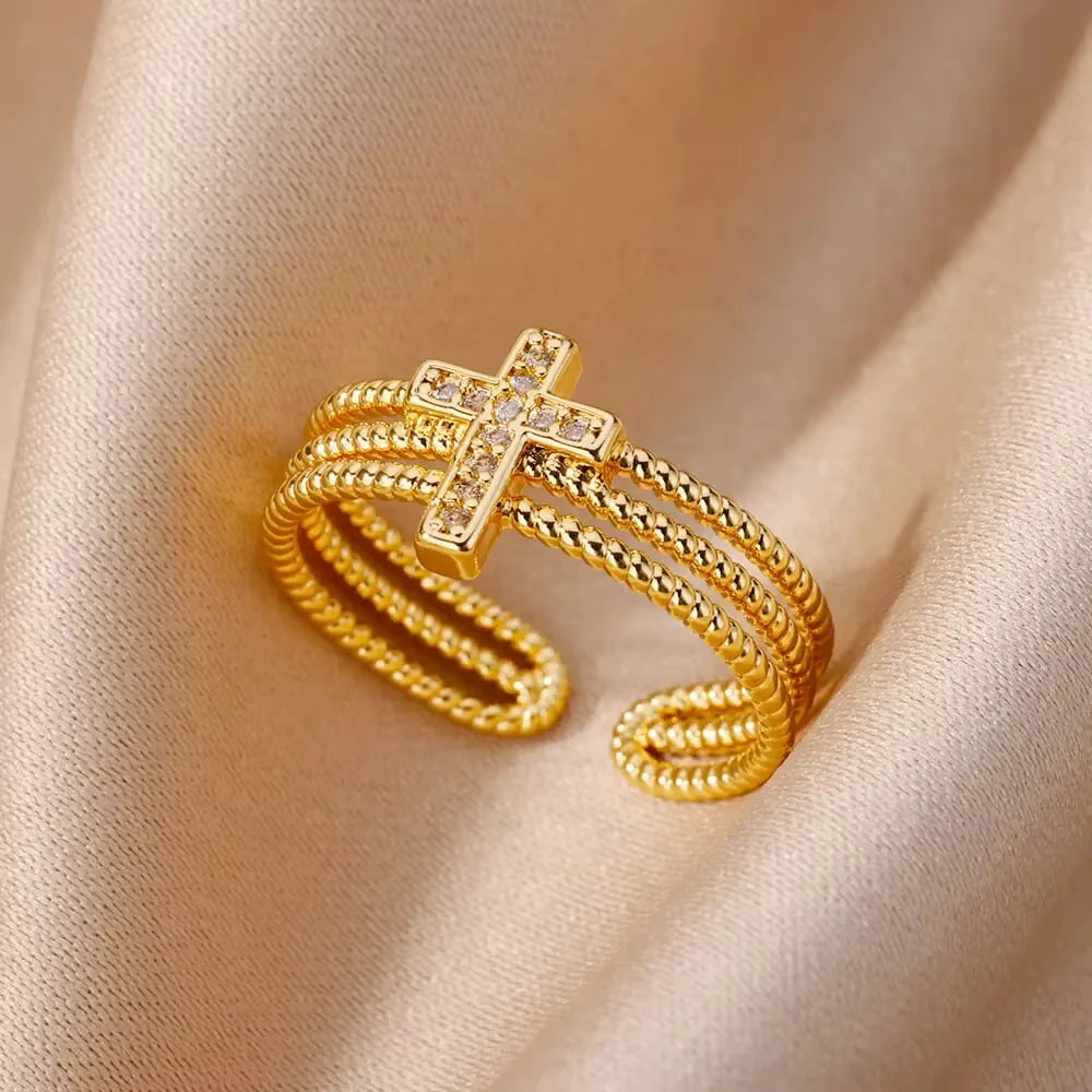 Golden Sun Aura Ring